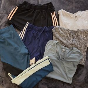 5 Piece Lot- Adidas & Under Armour